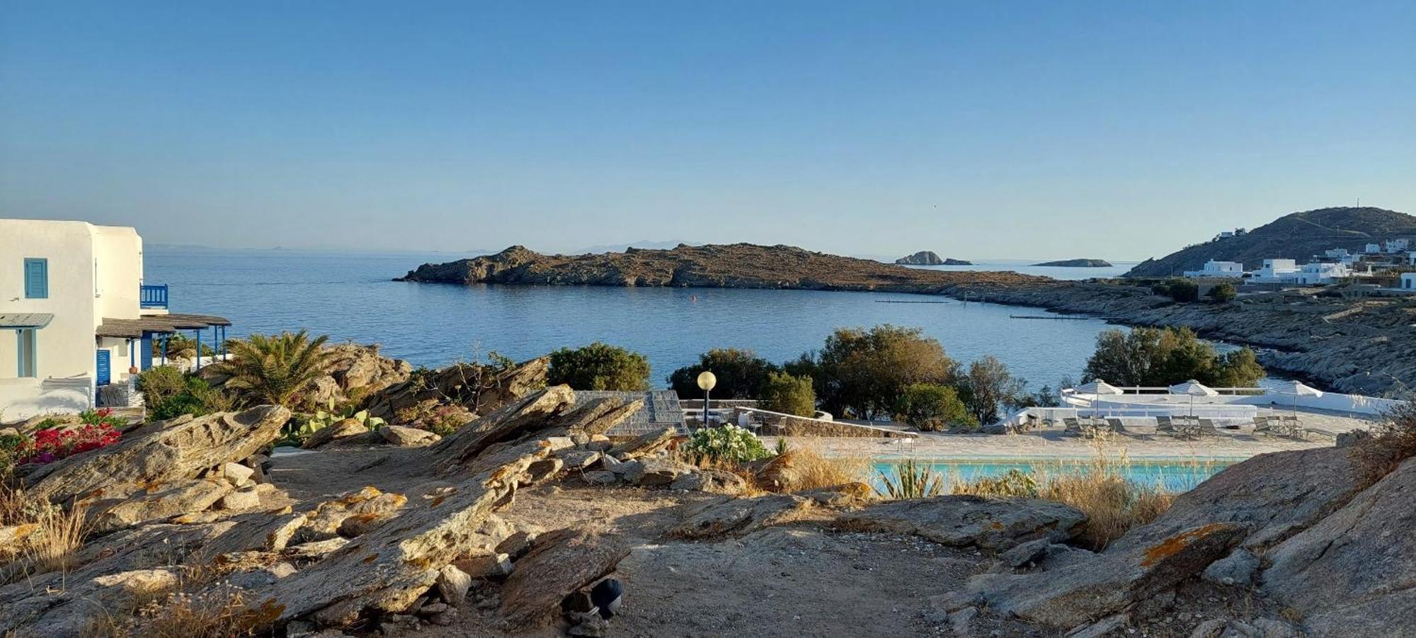 Mykonian House With Shared Pool Villa Ornos  Ngoại thất bức ảnh